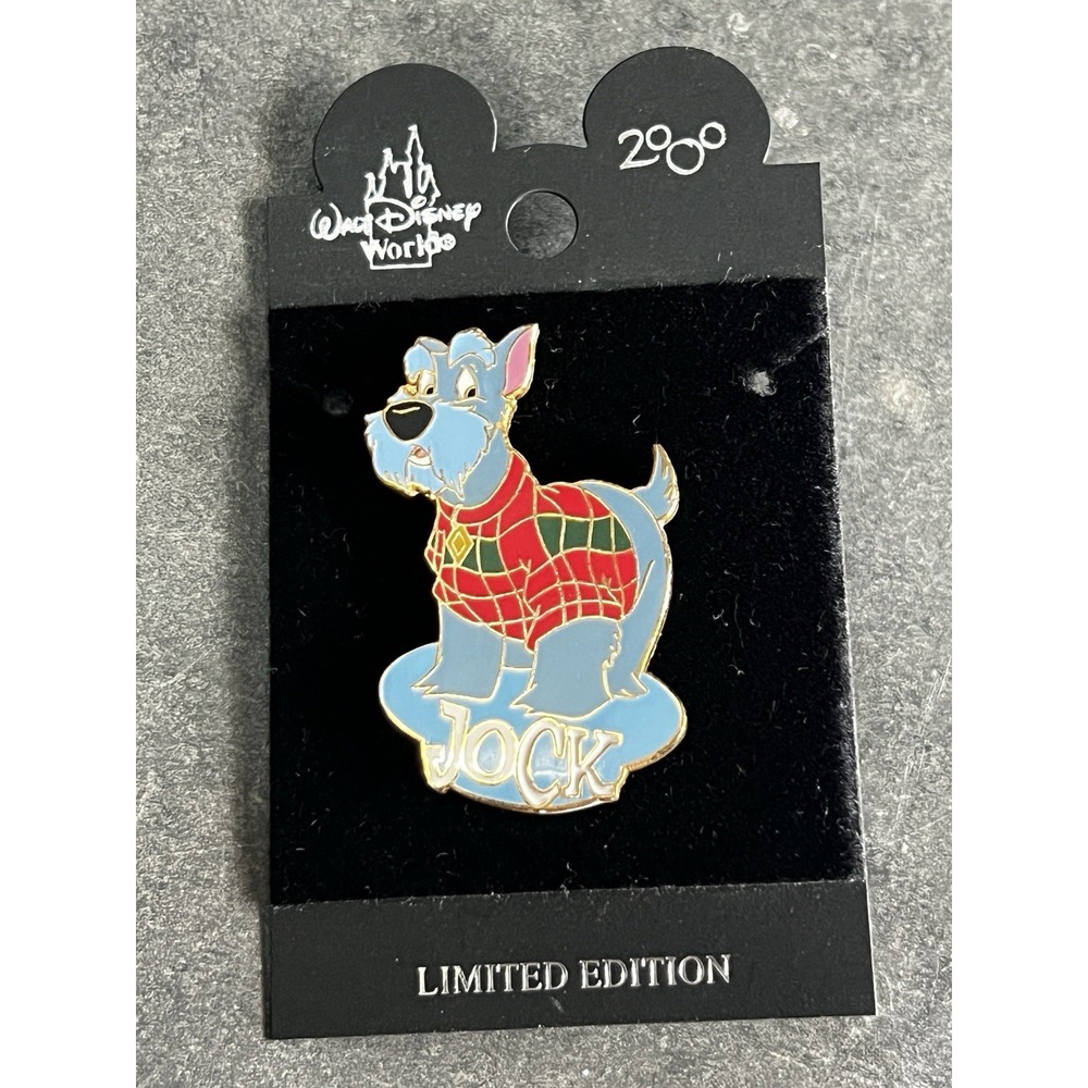 Vintage Disney WDW Canine Series Jock Lady & The Tramp Pin LE 5000